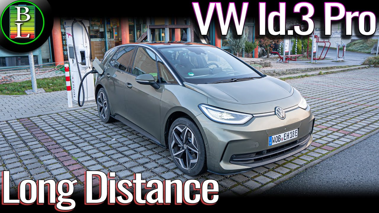 600 km (372 miles) in the smaller battery VW Id.3 Pro (59kWh)