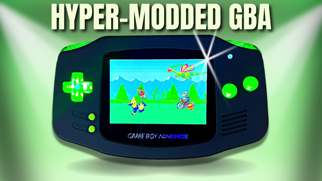 Сколько модов я могу установить в этот GameBoy Advance?