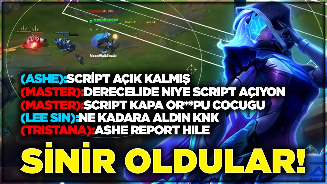 SCRİPT GİBİ OYNADIM !! HİLE A&Ccedil;IK KALMIŞ DEDİM !! KARŞI TAKIM DELİRDİ !! ASHE MİD !! | Og&uuml;n Demirci