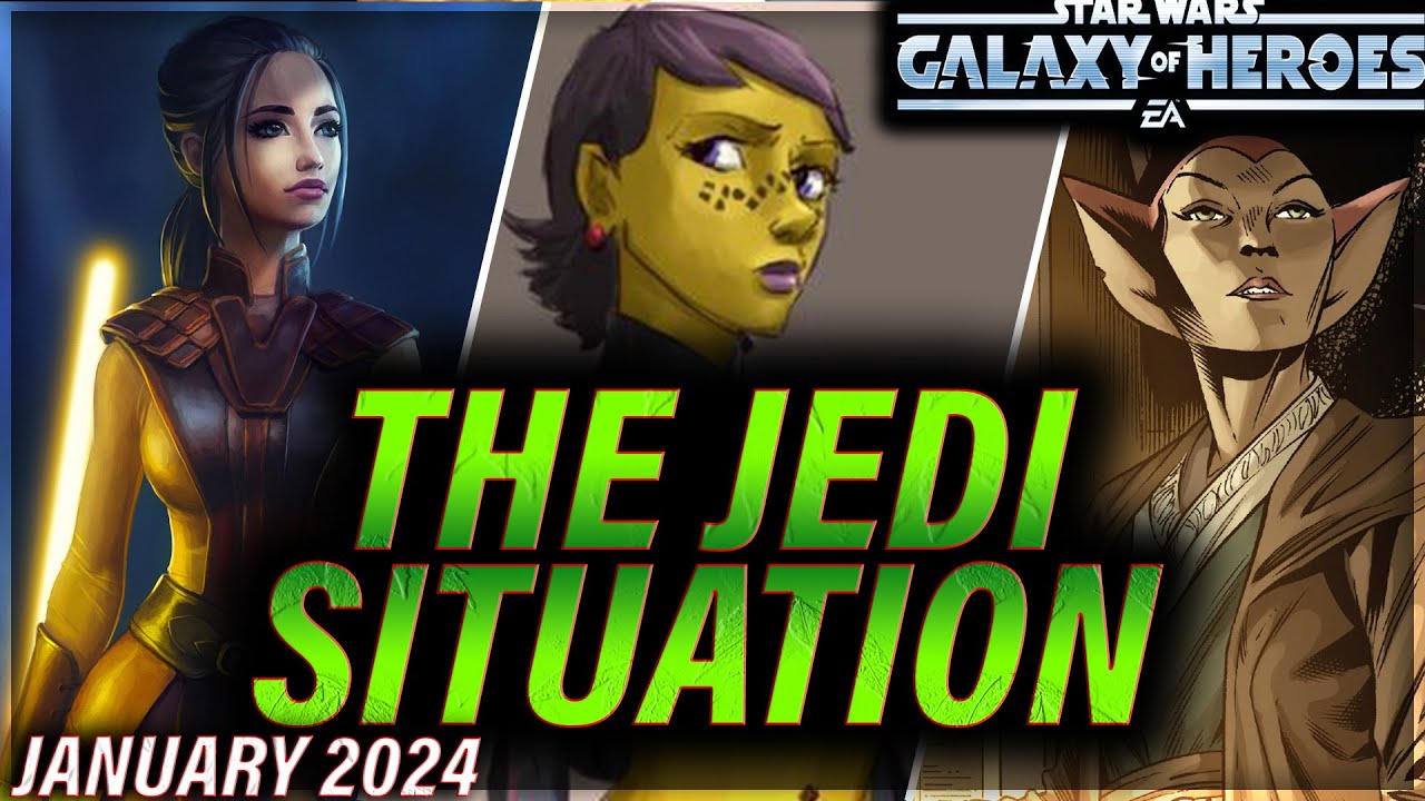 THE JEDI SITUATION - HOW TO SPLIT YOUR JEDI AND DOMINATE THE UNIVERSE (Jan 2024) #swgoh