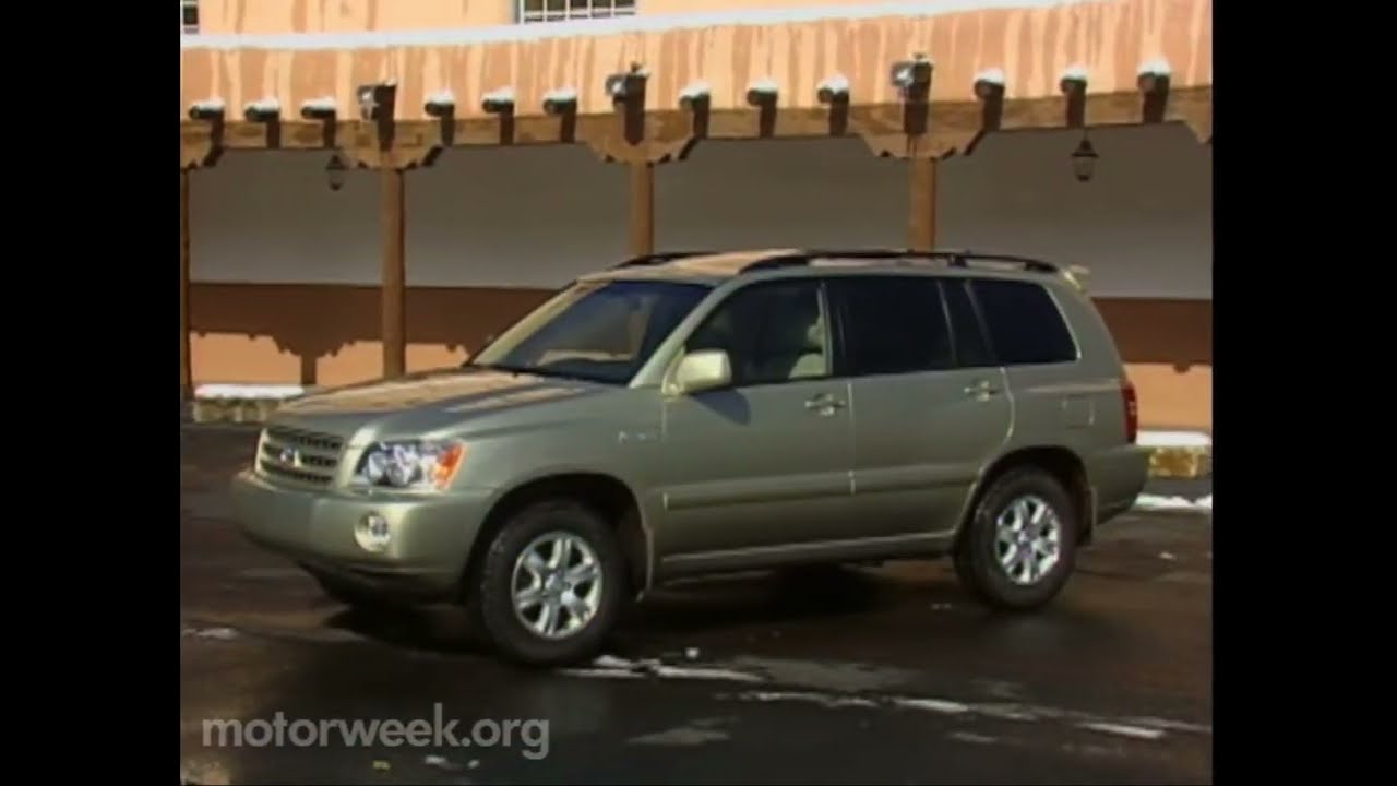 Motorweek 2001 Toyota Highlander Road Test