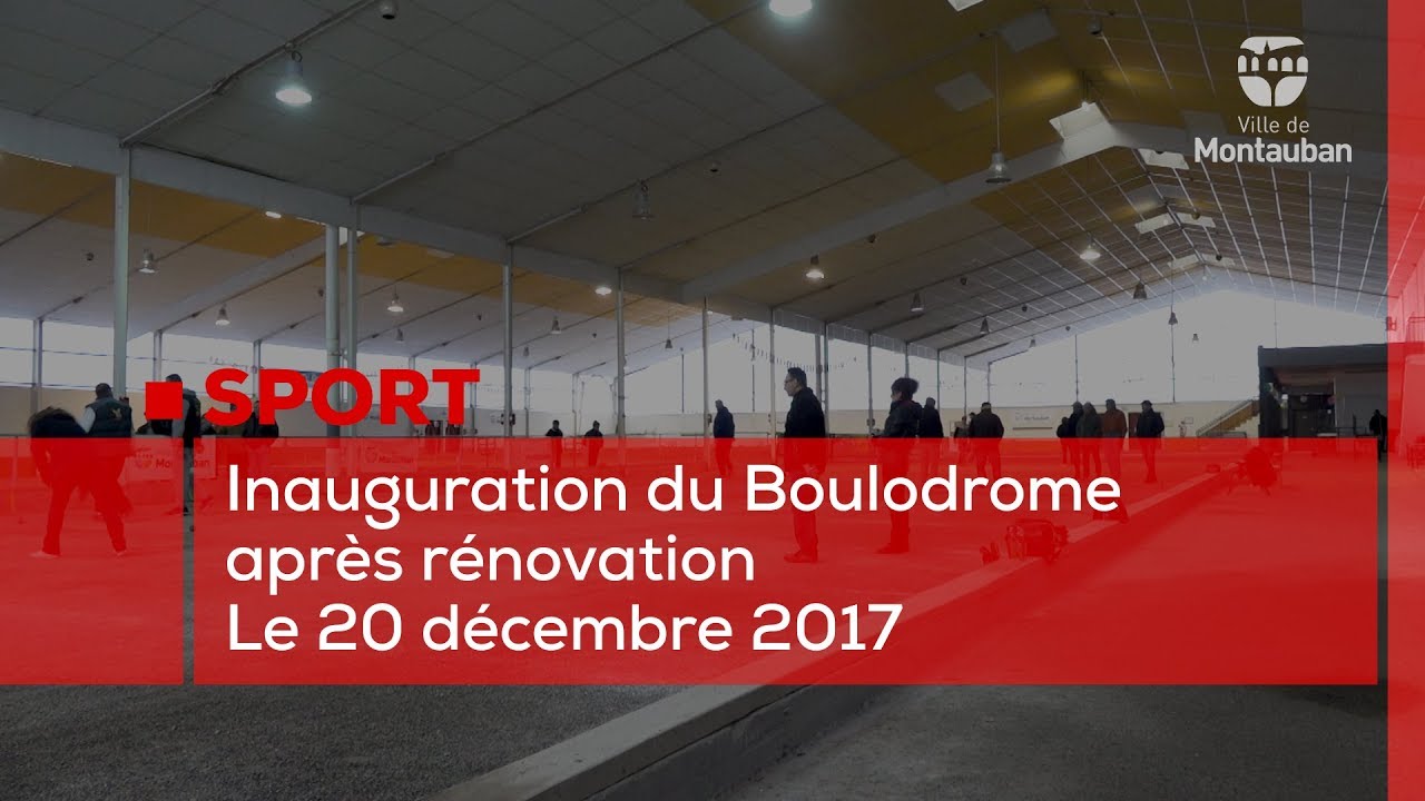 Inauguration du boulodrome du March&eacute; Gare