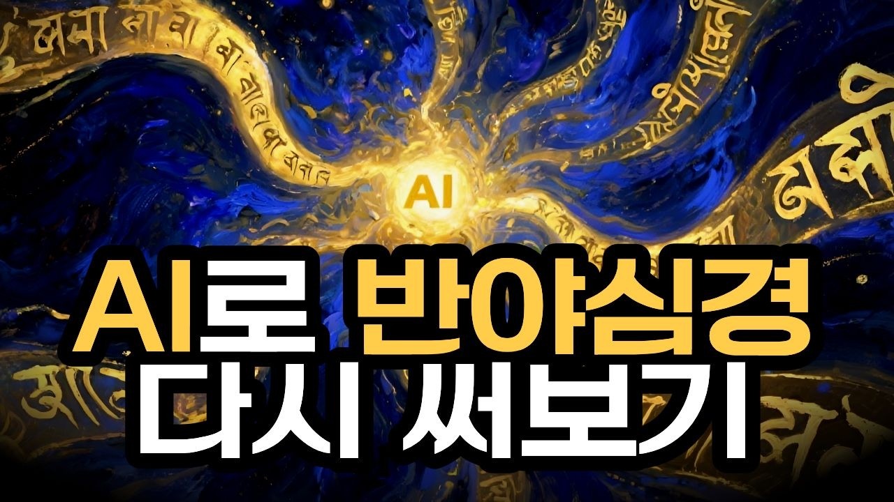 AI에게 대반야심경 600권 원본을 요약시켜봤더니... [1문장, 1문단, 새로운 불경과 해설까지]