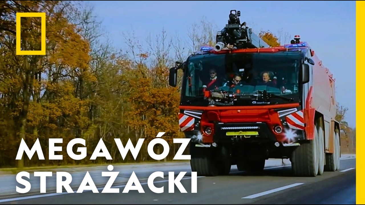 Ten imponujący pojazd to największy wóz strażacki na świecie! | Megamaszyny
