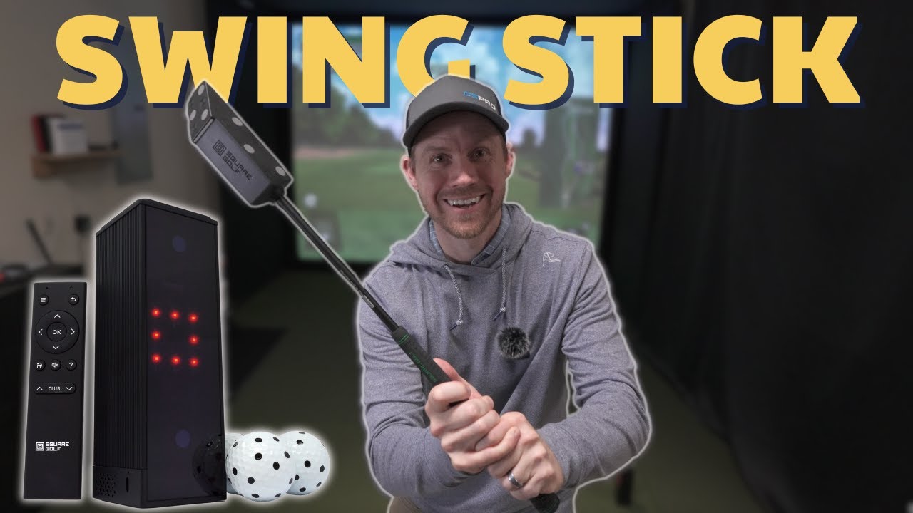 Playing with Square SWING STICK - Golf Simulator WITHOUT Clubs