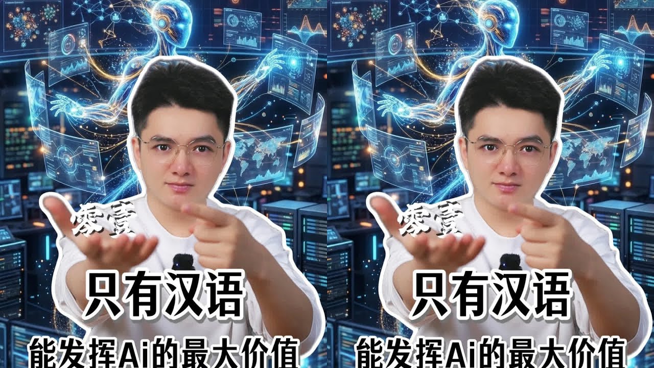 別只盯著英語，懂漢語才能釋放AI的全部潛能！ #AI，人工智能，效率翻倍，提示词，语言优势