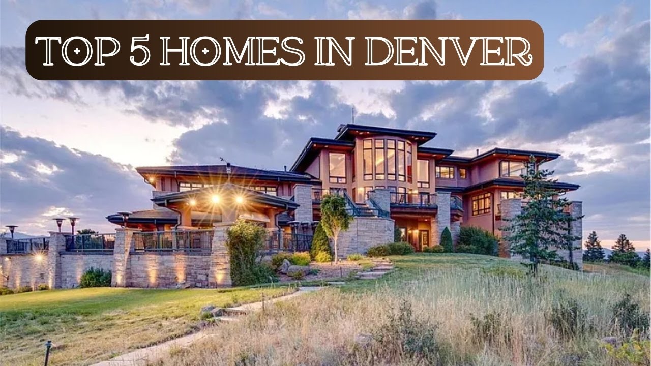 TOP 5 luxury homes in Denver Colorado I BEST and most expensive real estate listings
