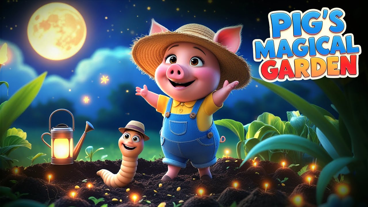 Penelope Pig&rsquo;s Magical Garden 🐷🌻 | English Moral Stories | Bedtime Stories #kidsstories