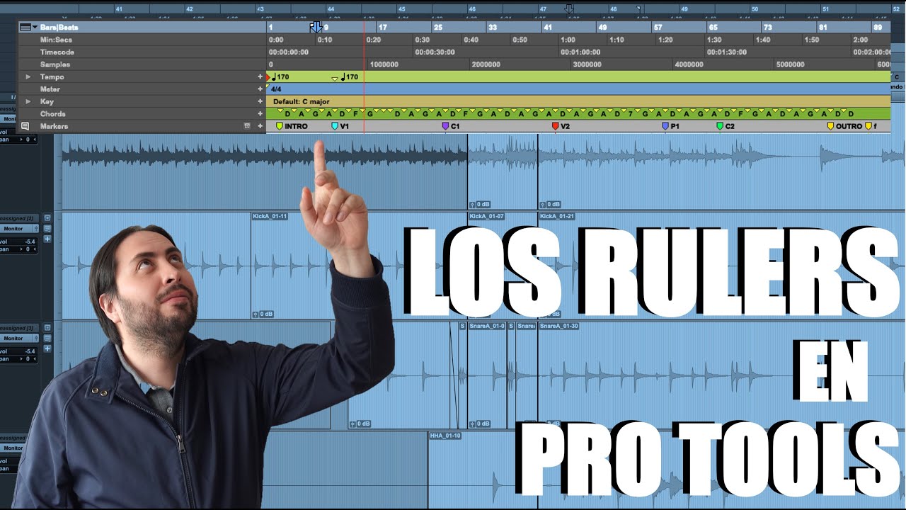 Curso Online - Aprende a Usar Los Rulers en Pro Tools / Julio Monroy (clase 10)