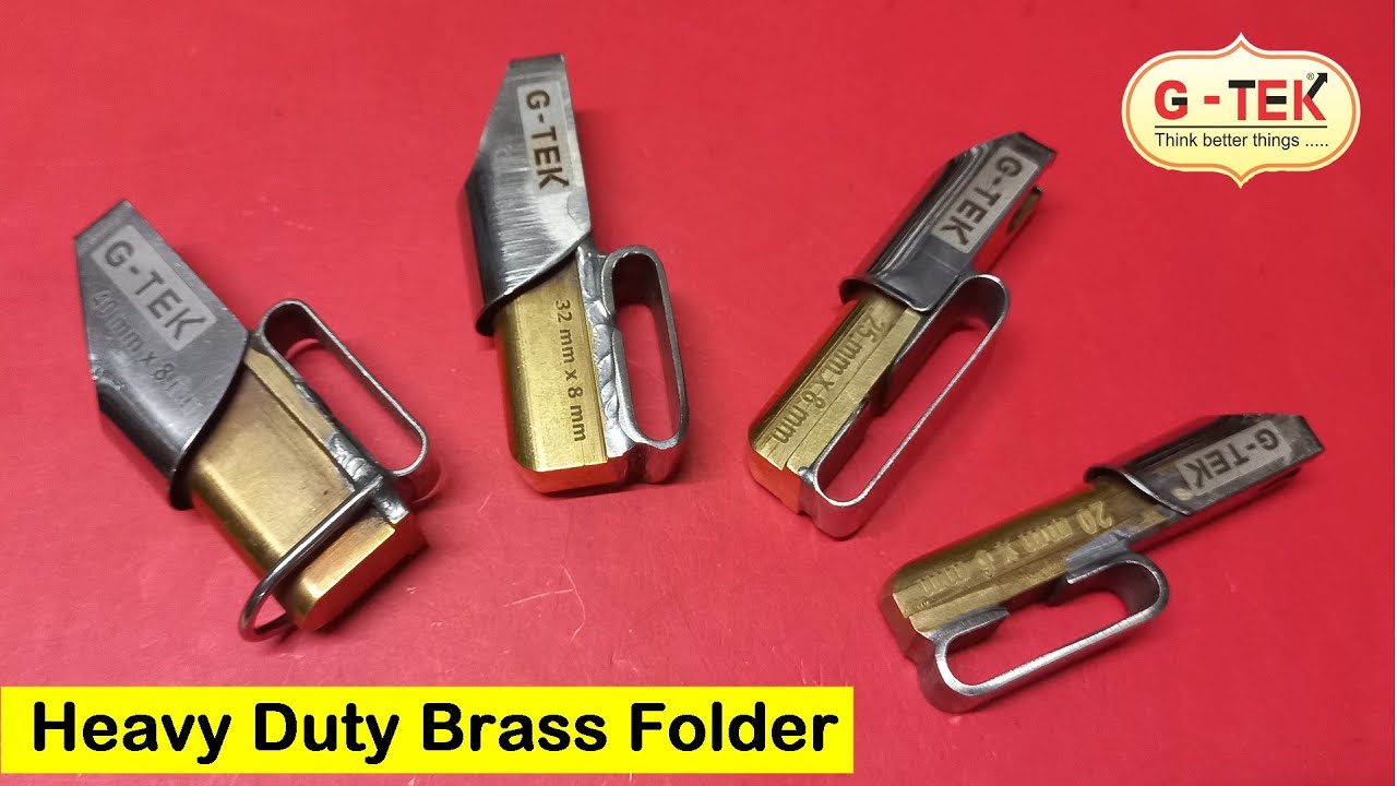Heavy duty Single Fold Brass Piping Folder For Sewing Machine  , Folder Fot Silai Machine
