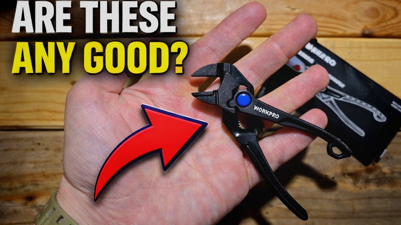 Tiny Adjustable Pliers?! | WORKPRO 4” Pliers Unboxing & First Impressions