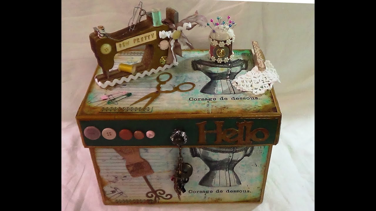 Sew Pretty Vintage Sewing Box