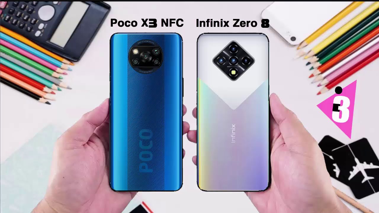 مقارنه بين بوكو اكس 3 وانفينكس زيرو 8 !! poco x3 vs infinix zero 8