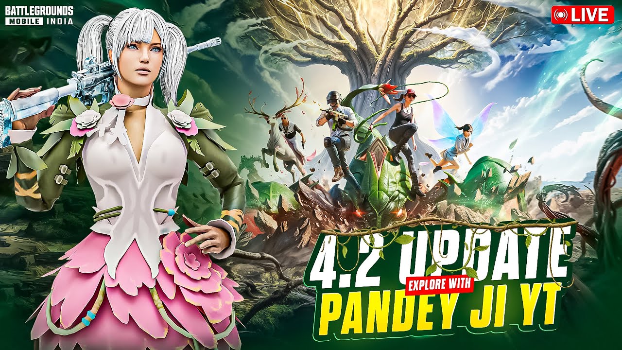 LIVE STREAM 4.2 UPDATE WITH PANDEY JI YT | BGMI LIVE STREAM
