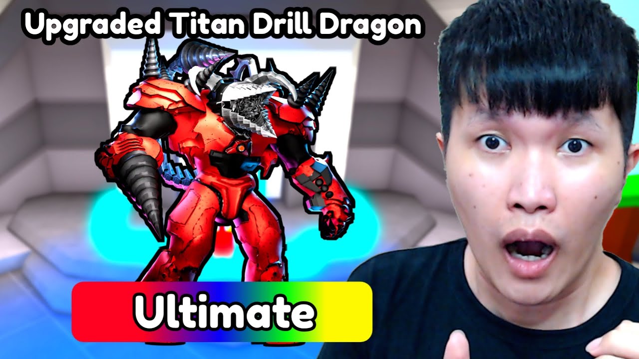 OMG! AKU COBAIN UPGRADED TITAN DRILL DRAGON DI TOILET TOWER DEFENSE ROBLOX