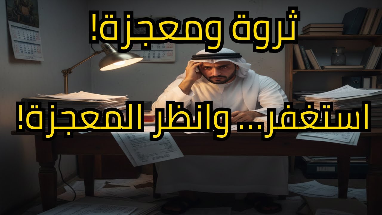 كيف تحوّل العمل الشاق إلى ثروة ومليارات بالاستغفار!المعجزة التي حوّلت حياتي من تعب مستمر إلى ملايين!