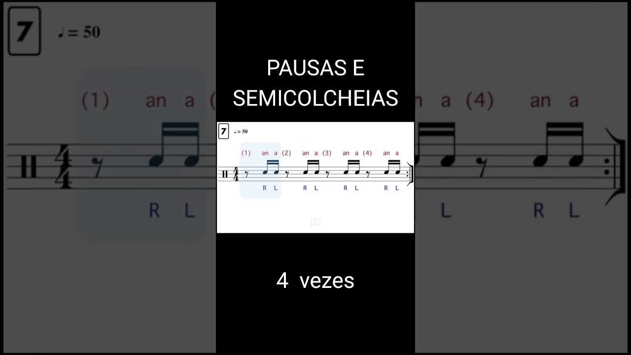PAUSAS E SEMICOLCHEIAS