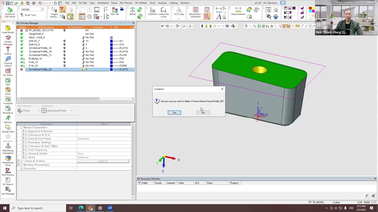 Cimatron CAM Programming Tutorial | Real Mold Machining Workflow