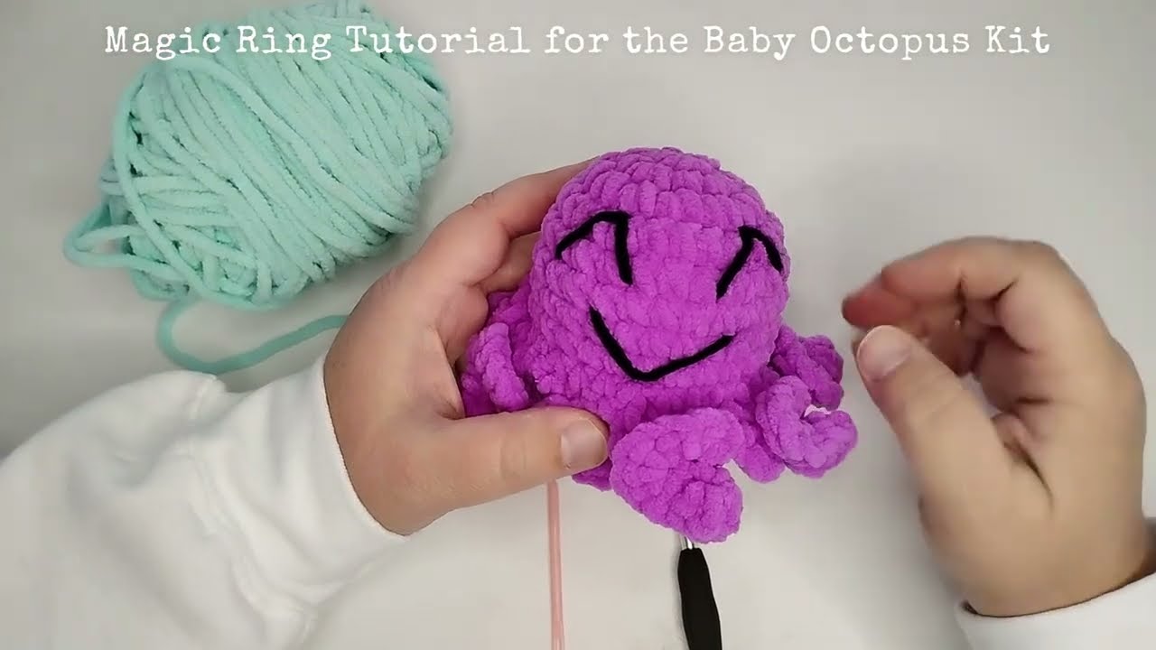 Magic Ring tutorial for Baby Octopus