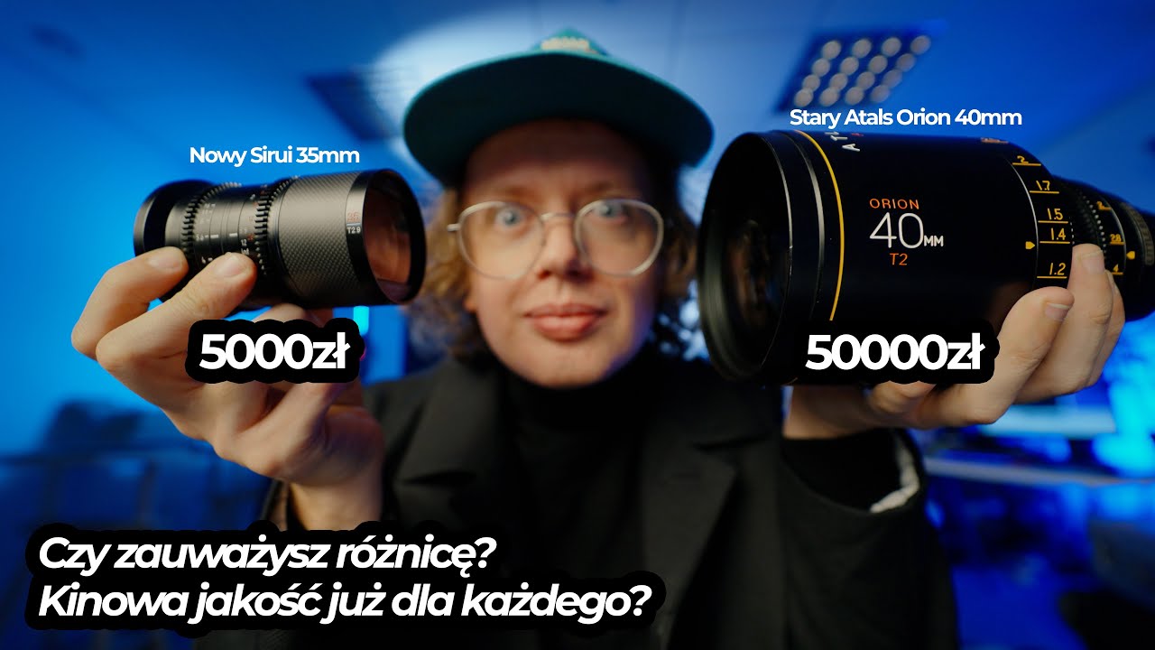 10x TAŃSZY anamorfik SIRUI 35mm PEŁNA KLATKA T2.9 vs Atlas Orion!