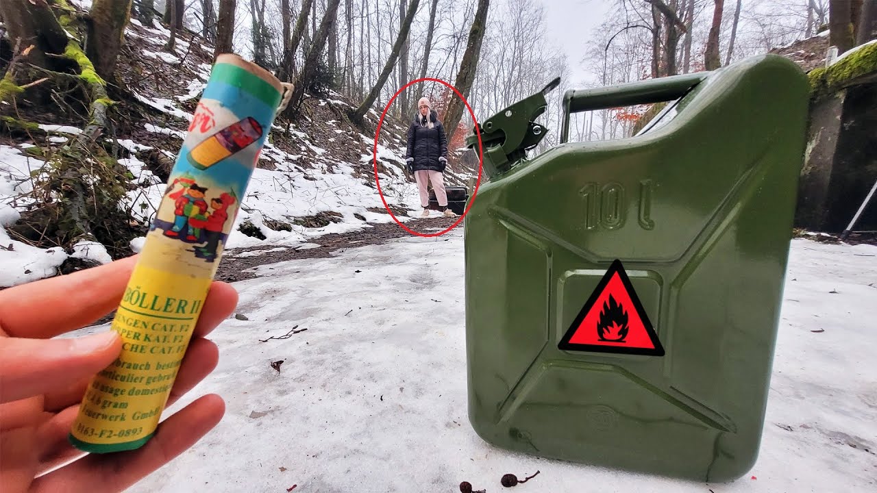 Wie viele BÖLLER ÜBERLEBT ein MILITÄR METALL Benzin Kanister? - Experiment