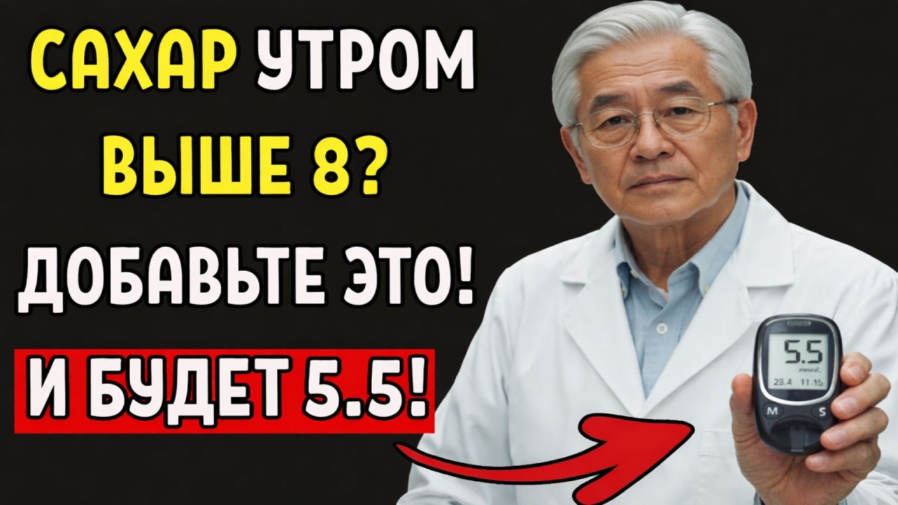 Ваш Сахар Будет 5.5 Утром! Всего За 1 Шаг (Врачи Молчат Об Этом)