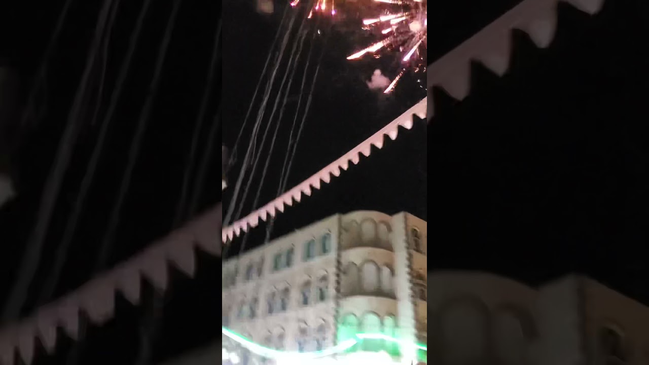 أقوى وأضخم العاب نارية 🎆2021 في اليمن افراح آل تاج الدين