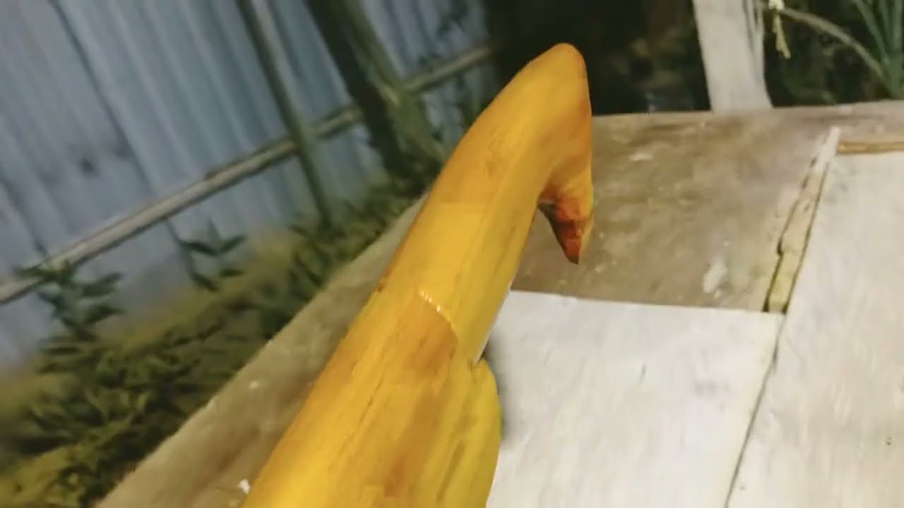 PROSES PEMBUATAN PISAU PARANG DARI KAYU KUNING YANG CANTIK #knifeskills
