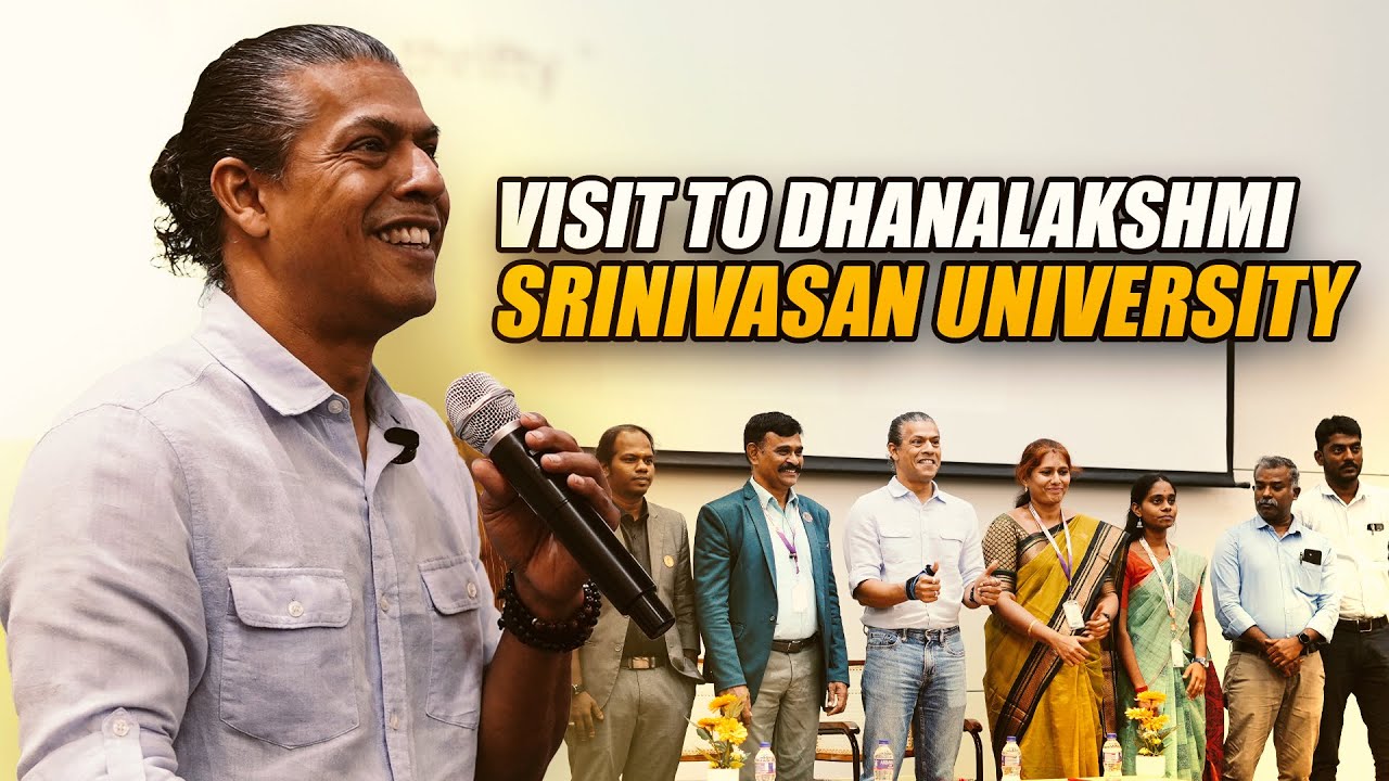 Visit to Dhanalakshmi Srinivasan University! 🎓🌟 | Sidd Ahmed