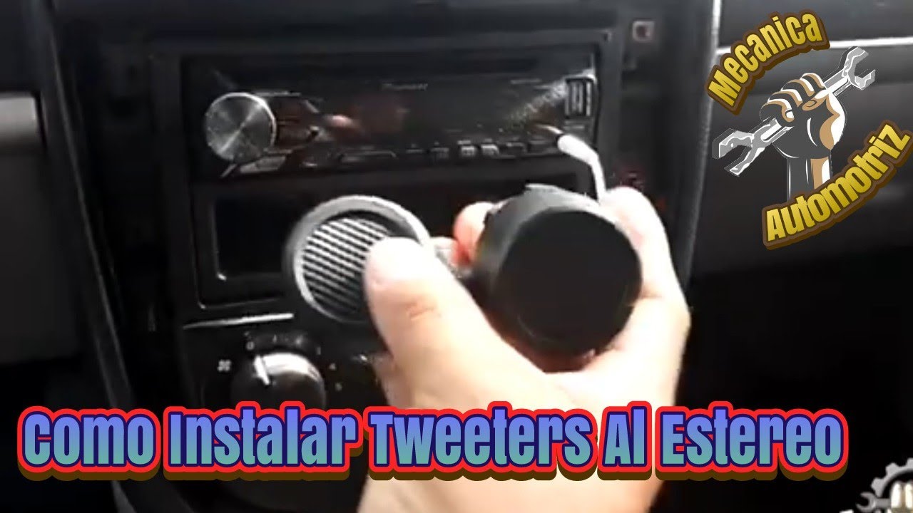 Como Instalar Tweeters Al Estereo De Un Auto