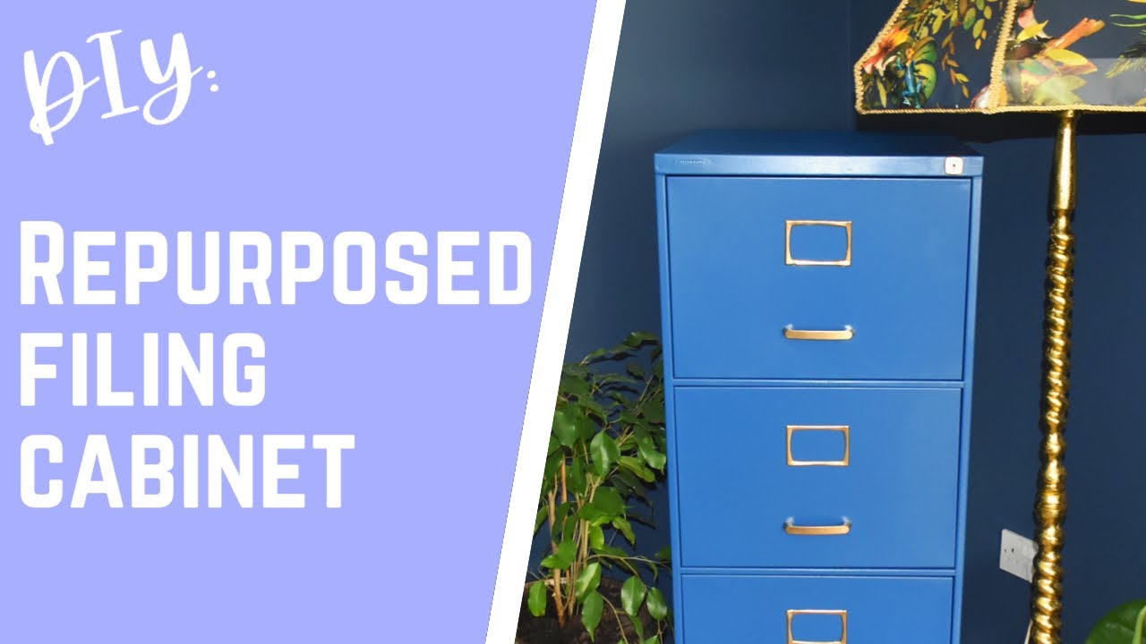 DIY:How to repurpose/upcycle an old filing cabinet!