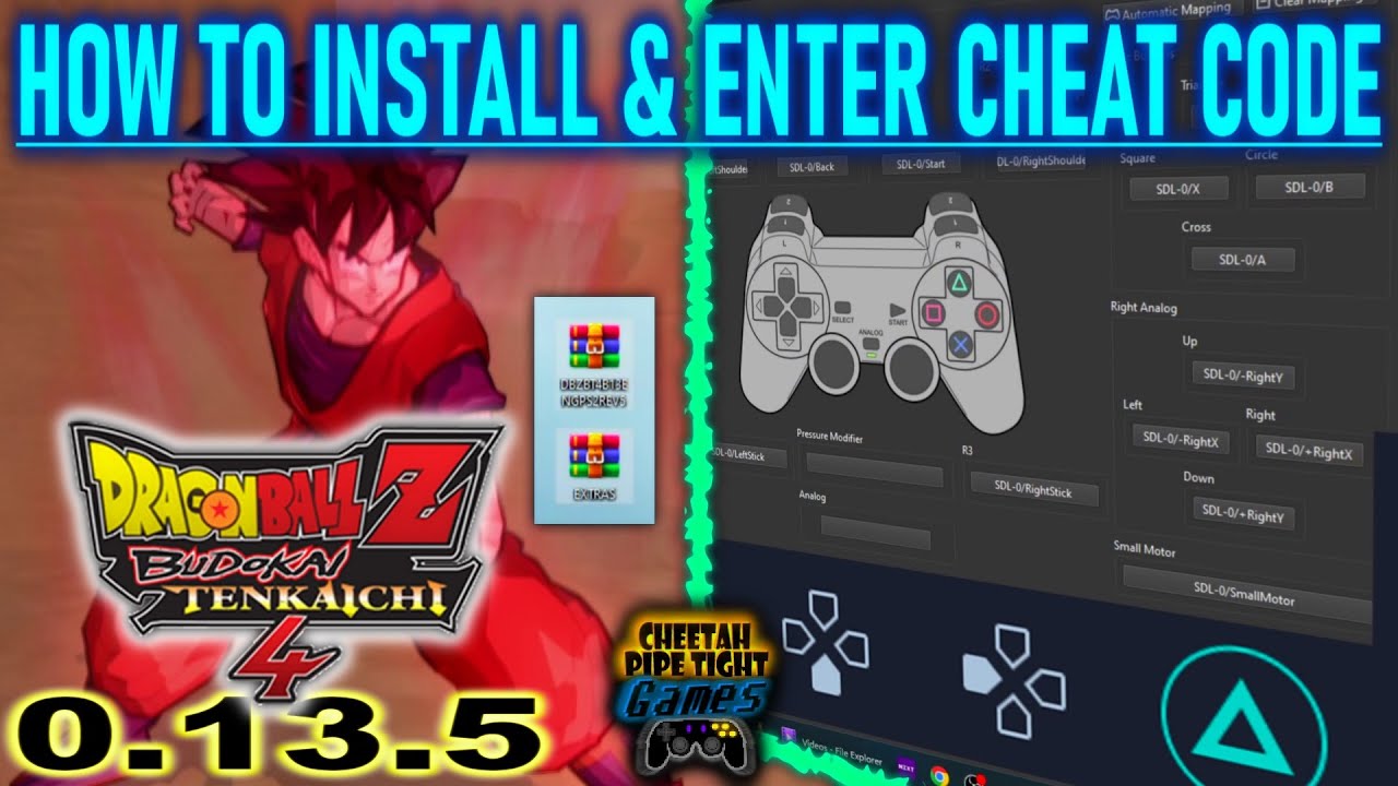 DBZ BT4 0.13.5 Update Cheat Code Setup & Troubleshooting