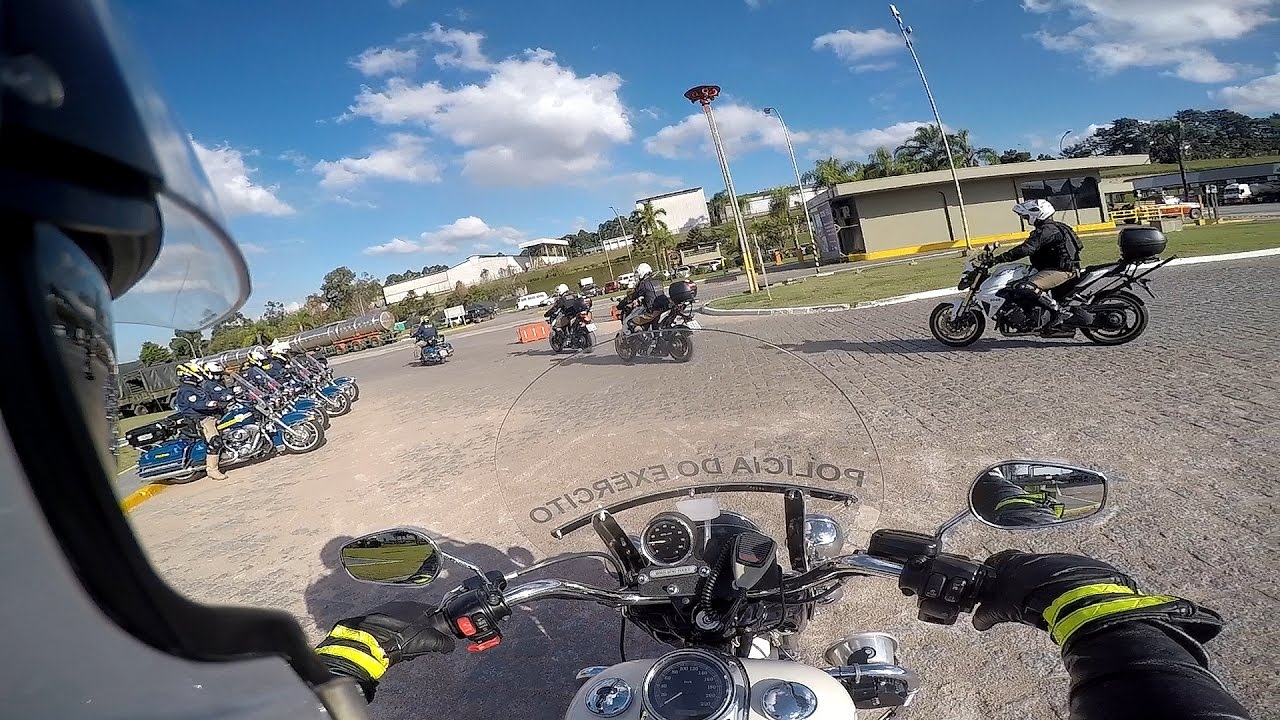 Escolta de carretas - Batedor Motociclista (c/ PRF e PMPR)