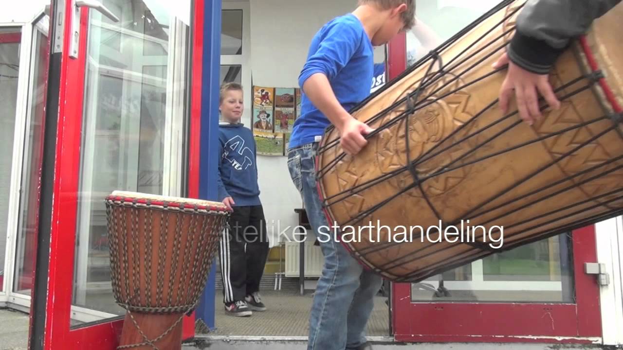Leerlingen oefenen voor Johan Frisosluis Stavoren (II)