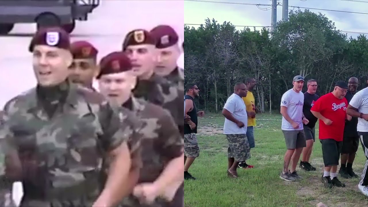 82nd Airborne Chorus Side by Side 1998 vs Now