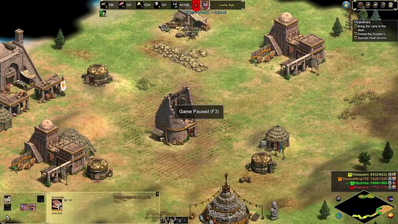Age of Empires 2 DE!  - The Horde Rides West