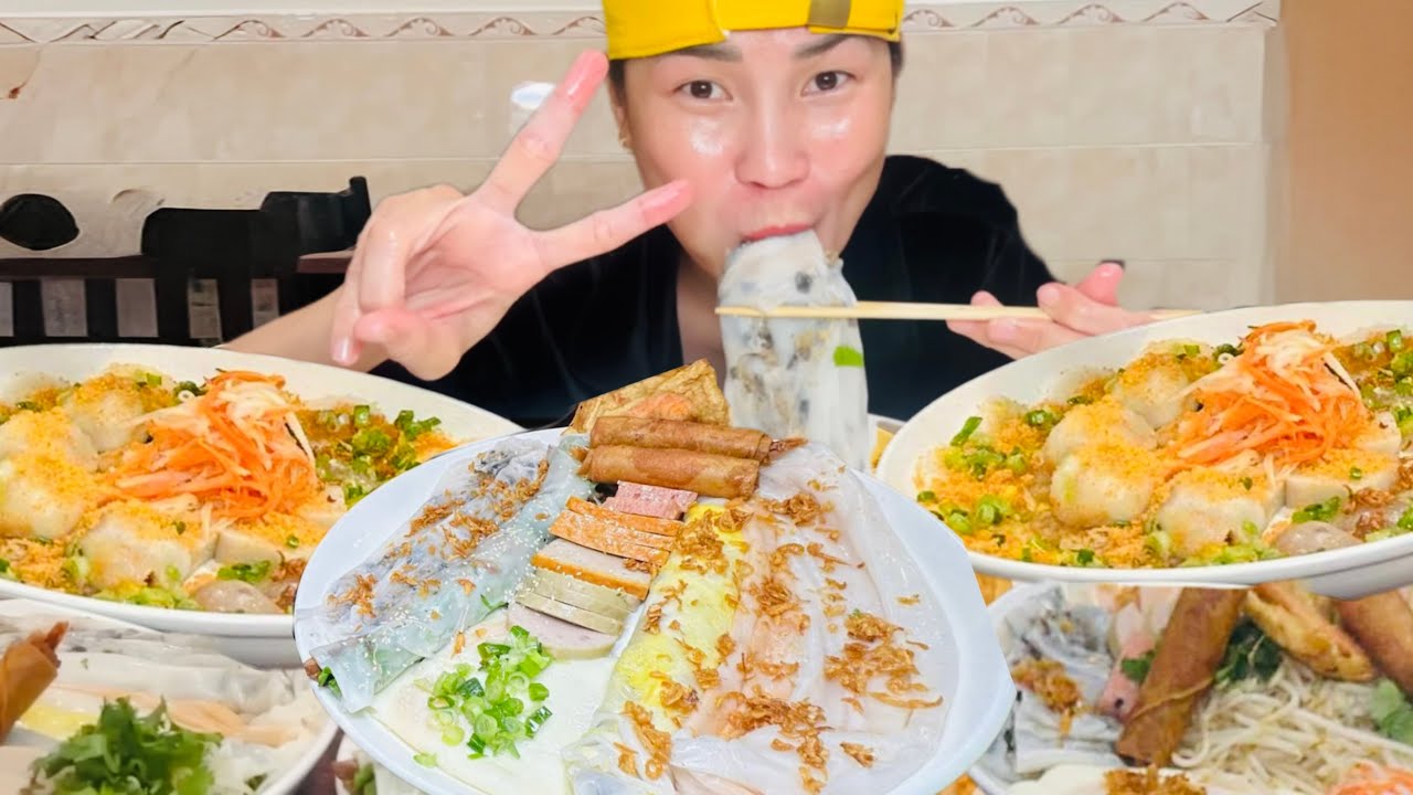 TIỆM BÁNH CUỐN NỔI TIẾNG TẠI MỸ THỬ THÁCH NGA SUMO XEM ĂN CÓ HẾT 3 ĐĨA NÀY HAY KHÔNG ?