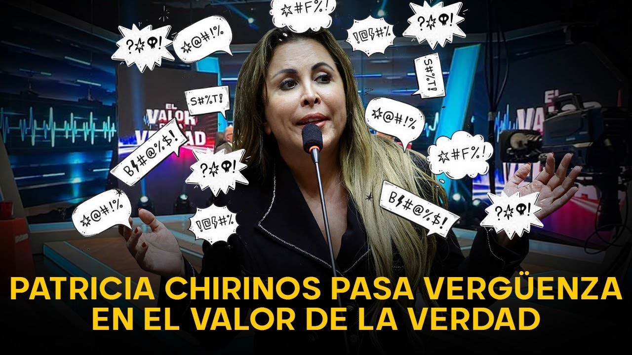 SE HUNDIÓ SOLA | Patricia Chirinos hace terrible papelón en el valor de la Verdad: fue infantil