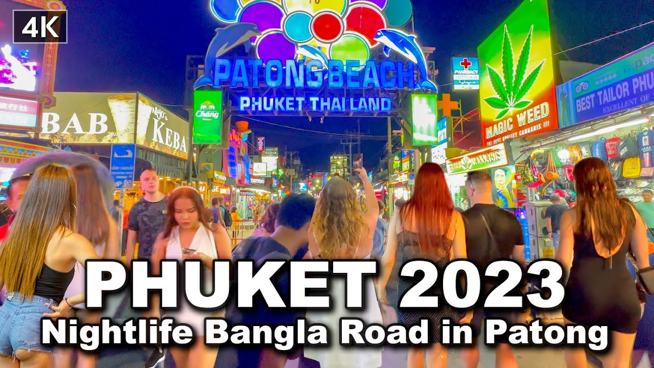 【🇹🇭 4K】Thailand 2023 Walking in Phuket From  Patong Beach to bangla walkingstreet