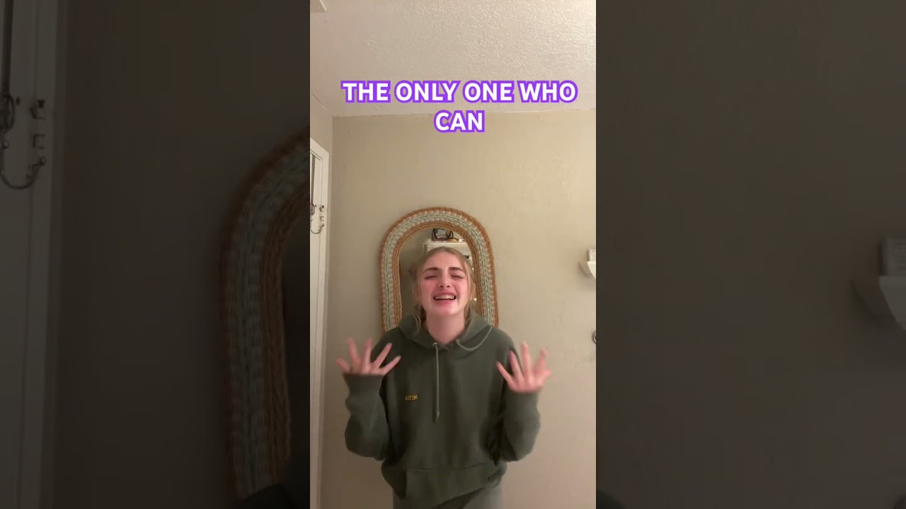 only one who can 
