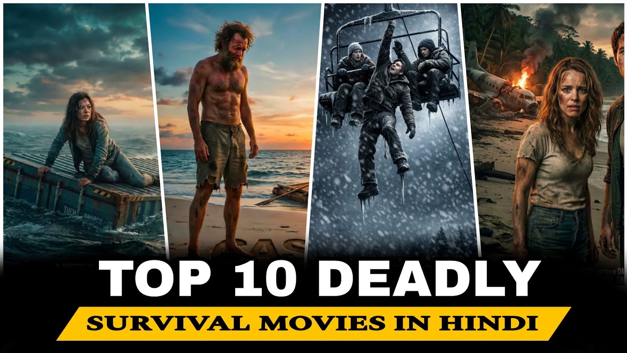 Top 10 Best Survival Movies In Hindi | Survival Movies 2025 | New Survival Movies |