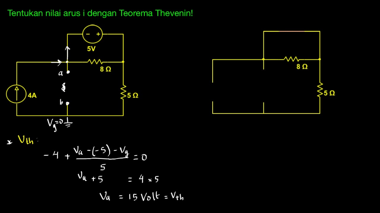 TEOREMA THEVENIN - LATIHAN SOAL (Part 1)