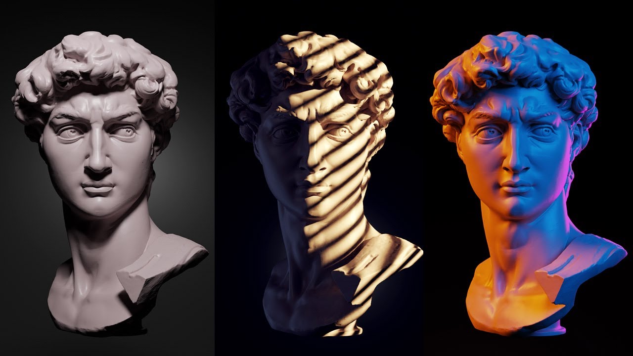 Полное руководство по портретному освещению в Blender