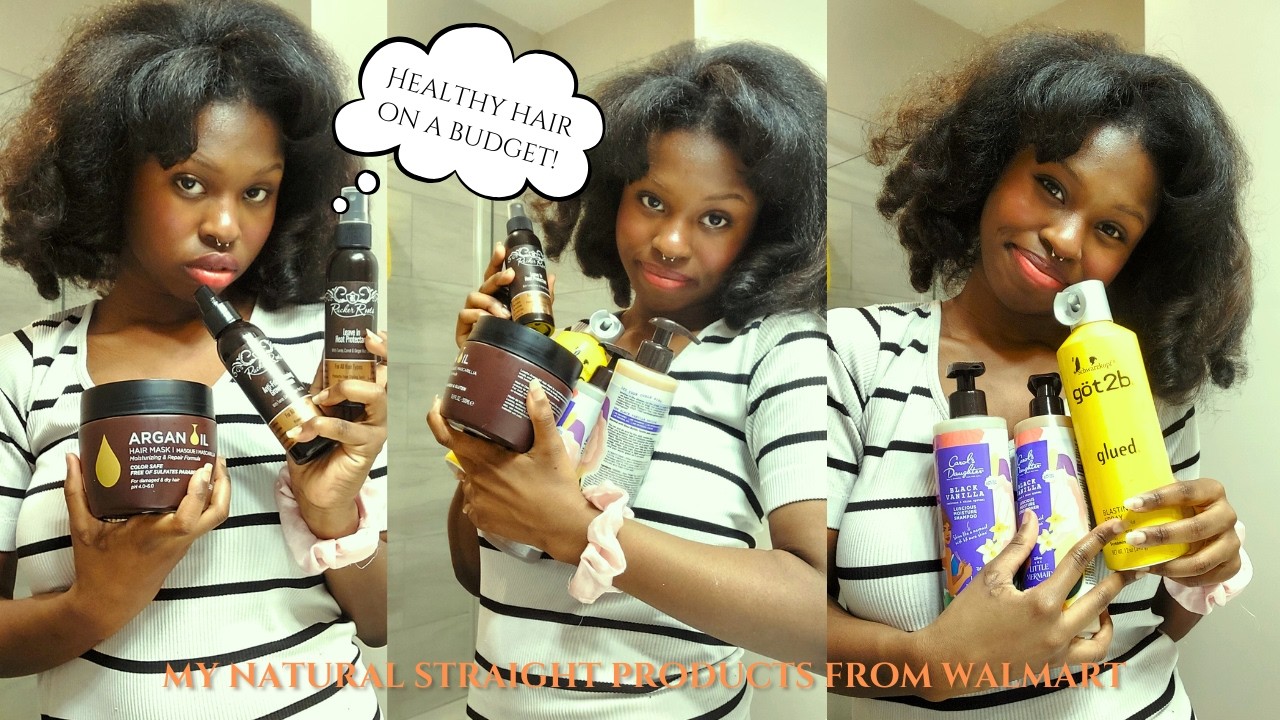 My natural straight products from Walmart