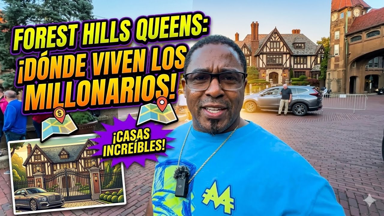 Asi viven los Millonarios en NEW YORK, Hasta las calles son privadas....
