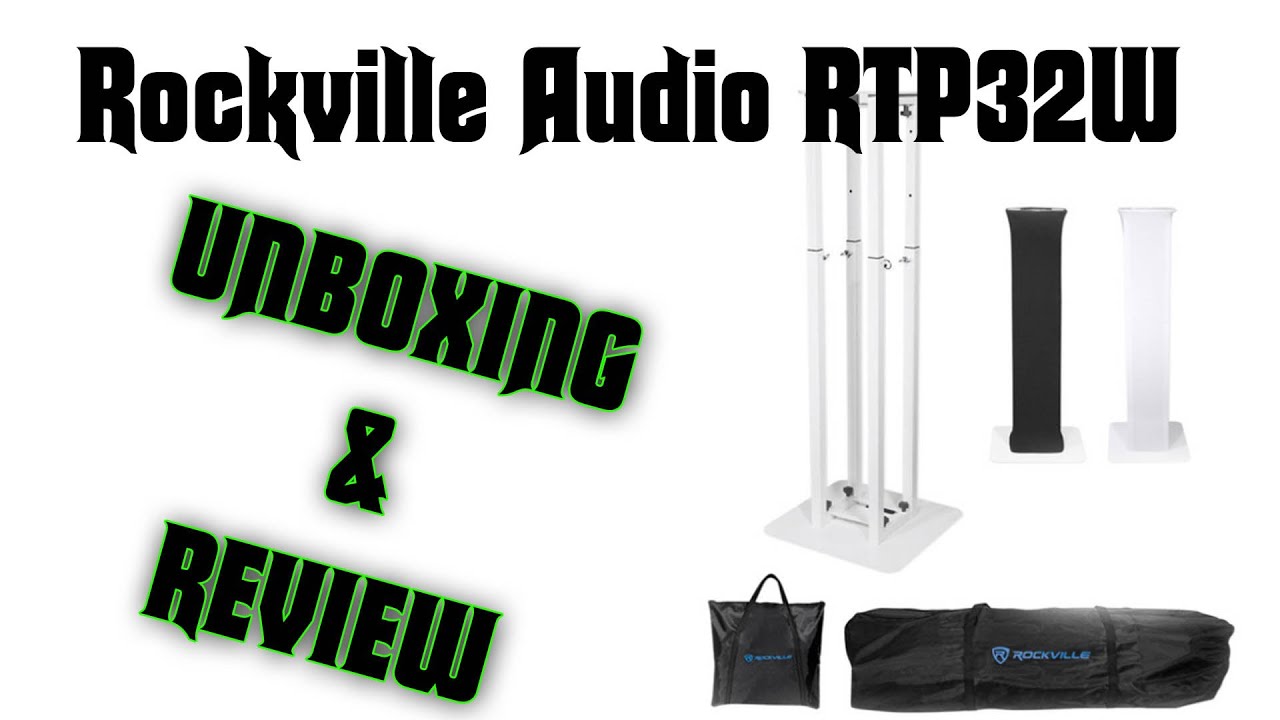 Rockville Audio - RTP32W Totem - Unboxing and Review