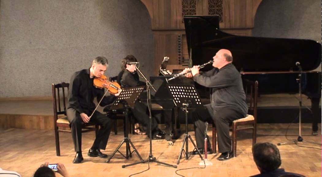 Aram Khachaturian trio for piano, clarinet and violin