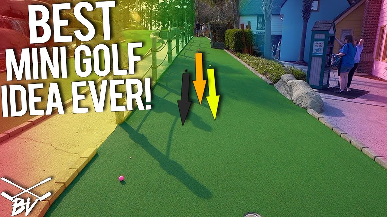 THIS COULD NOT HAVE GONE BETTER! - MINI GOLF HOLE IN ONE AND CRAZY PUTTS!