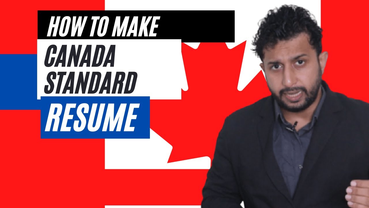 How to make Canada Standard Resume| Job in Canada