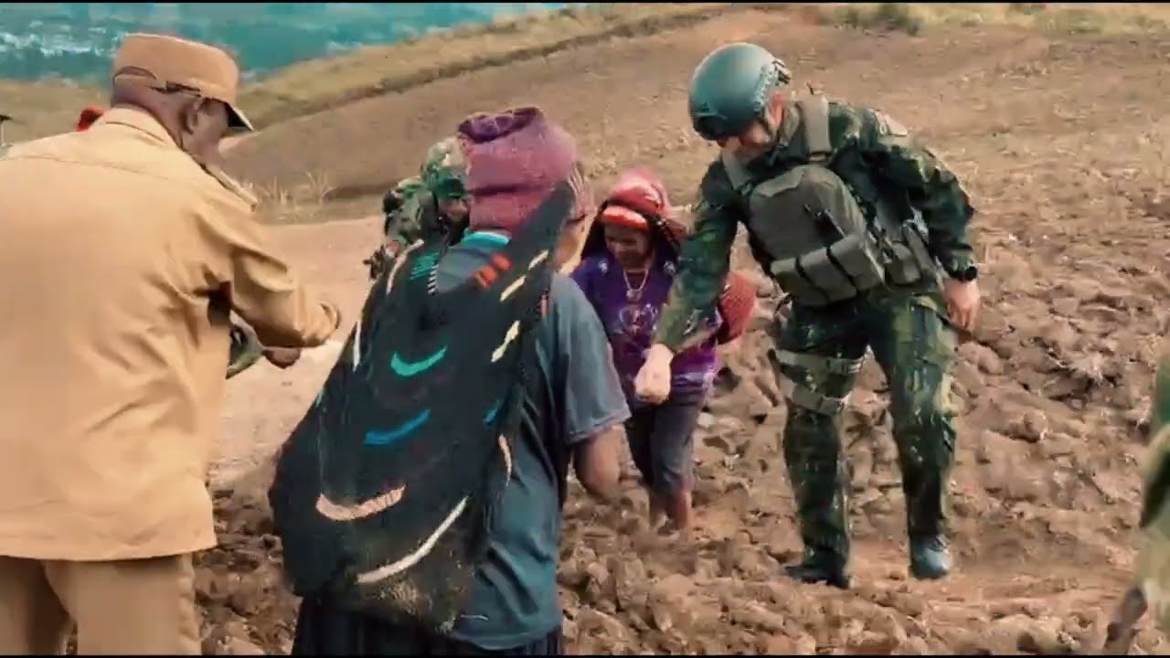 Satgas Yonif 600/Modang Penanaman Bibit Sayuran Bersama Warga Distrik Gome